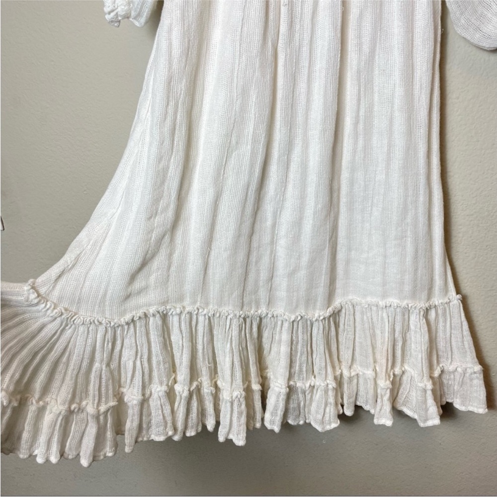 ⭐️⭐️Denim & Supply Ralph Lauren Off white Ruffle Dress Sz S - Picture 2 of 3